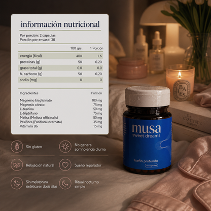 Musa sweet dreams® | sueño profundo y descanso real