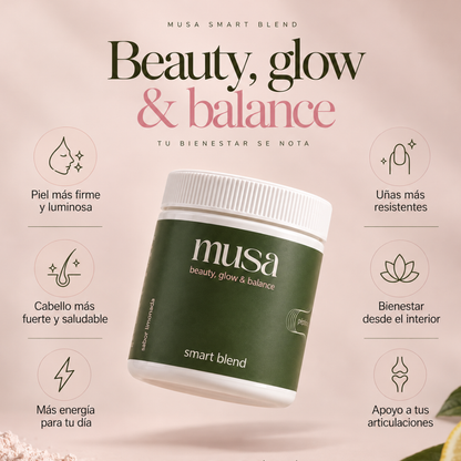 Musa smart blend® | tu ritual diario de belleza desde adentro