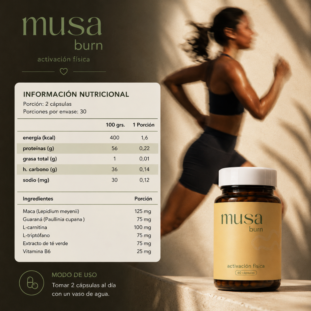 Musa burn® | energía y quema de grasa