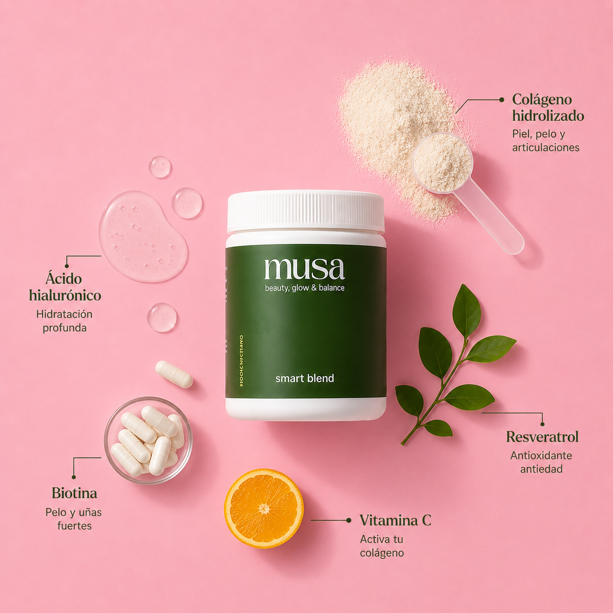 musa smart blend® | tu ritual diario de belleza desde adentro