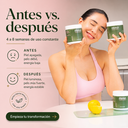 musa smart blend® | tu ritual diario de belleza desde adentro